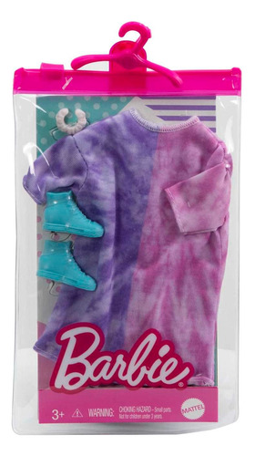 Barbie Closet Grande + 3 Conjuntos De Ropa C/zapatos Surtido