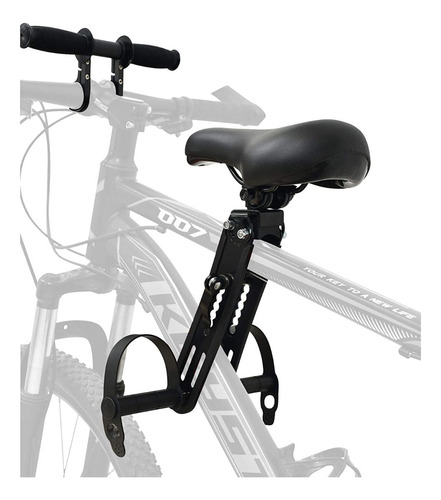 Imagen 8 de 9 de Asiento Delantero De Niños Para Bicicleta Soporta 24 Kilos
