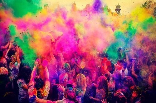 10 Unidades Pó Colorido Festa Holi E Ensaios Fotográficos
