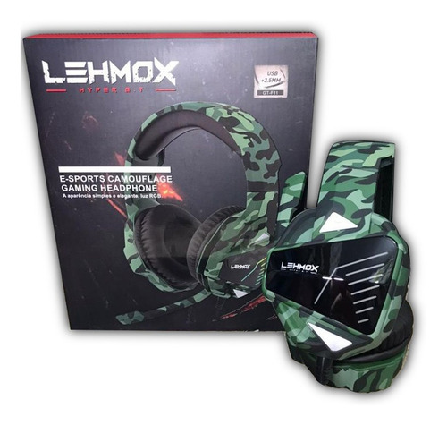 Imagem 1 de 2 de Fone De Ouvido Gaming Led Gamer Pc Ps4 Xbox Notebook Gt-f11