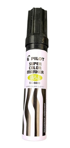 Imagen 1 de 1 de Marcador Pilot Jumbo Color Marker Modelo Sc-6600 Negro
