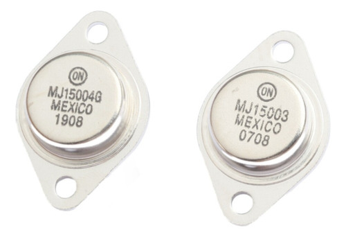 2 Transistores De Potencia Mj15003 + 2 Unidades Mj15004 To-3