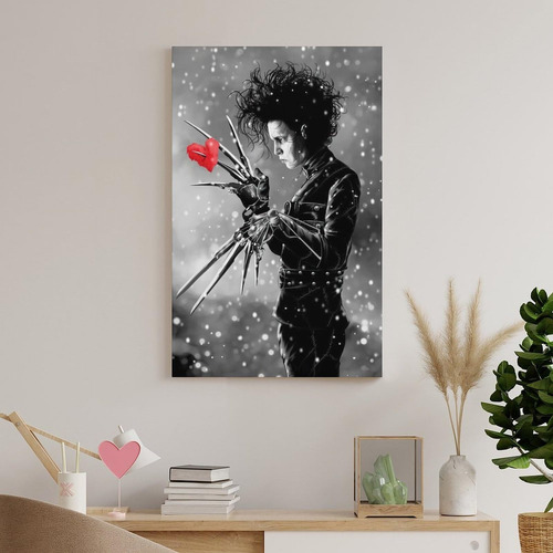Edward Scissorhands Movie Classic Fantasy Canvas Art Poster