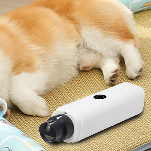 Perro Lima De Uñas Usb Recargable Bajo Ruido Pata Pulidor