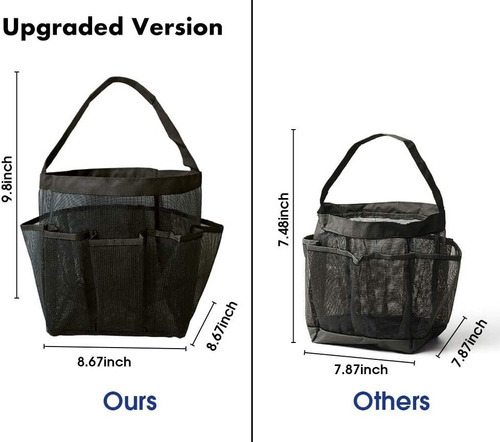 Bolsa De Ducha Para Articulos De Baño Attmu. De Malla Sec