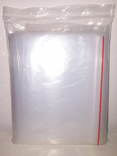 500 Bolsas Cierre Hermético Ziploc 30cm X 40 Cm