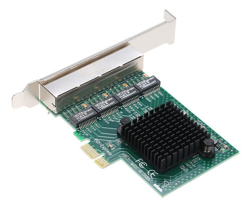 Placa De Servidor De Rede 4 Portas Gigabit 1000m Pci-e
