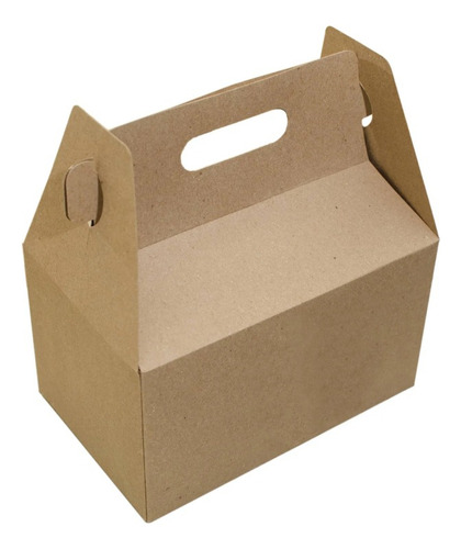 Caja Lonchera Kraft Comida Delivery X20 Unidades 22x12,5x15