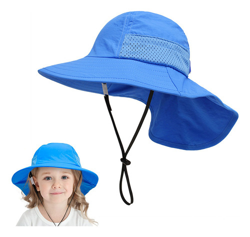 Sombreros De Verano For Niños, Protección Uv, Playa, Sol