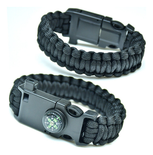 Manilla Pulsera Brazalete Paracord De Supervivencia 8 En 1