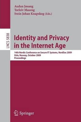Libro Identity And Privacy In The Internet Age : 14th Nor...