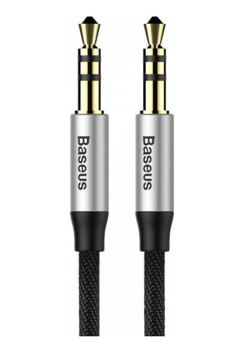 Rosario Cable Auxiliar Baseus M30 Jack 3.5mm 1.5mts Silver