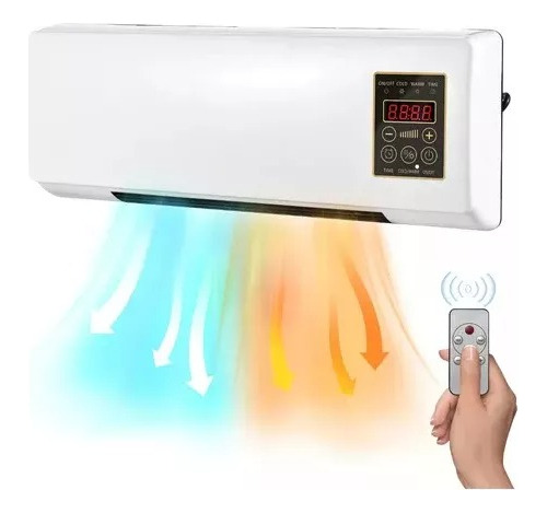 Calefactor Y Aire Frio-calor Eléctrico De Pared