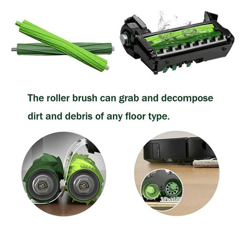 Fregona Con Cepillo Lateral Principal Irobot Roomba Combo J7