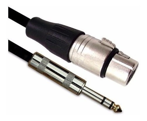 Cable Micrófono Profesional Soundking Canon Plug Mono 1/4 5m