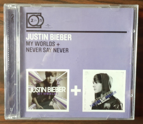 Justin Bieber / My Worlds + Never Say Never / 2 Cds Música 