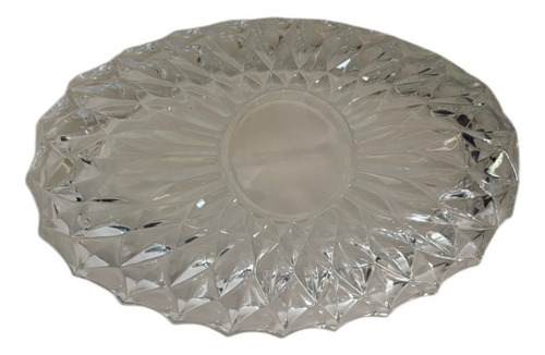 Pequeño Bowl De Vidrio Ovalado Transparente (Usado)
