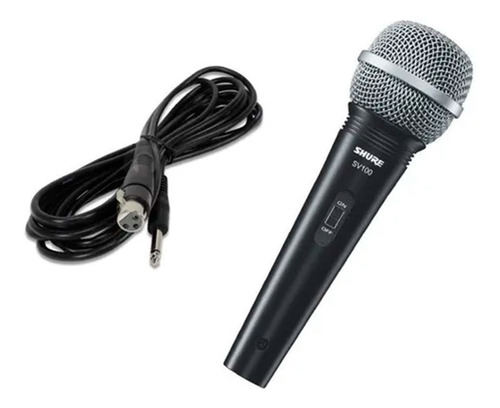 Microfono Shure Sv100 Vocal Cardio 1/4 Cable Dimm