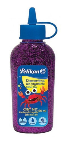Pegamento Diamantina 60ml V/colores Pelikan Pack C/20 Pzas