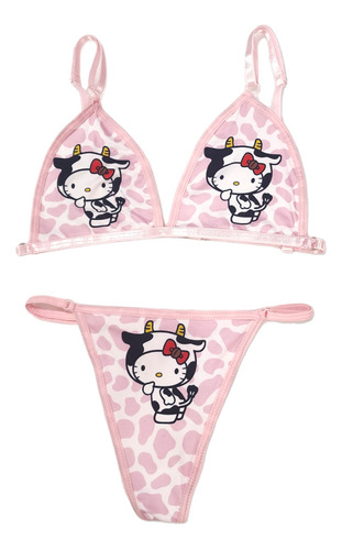 Lencería Hello Kitty Cow.