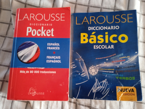 Diccionarios Larousse Básico Escolar Y Español Francés 