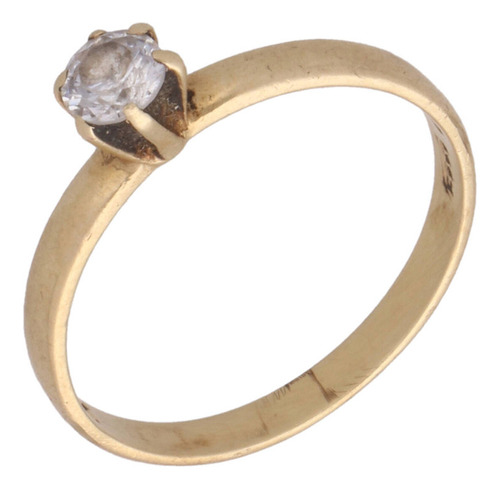 Anillo De 14k Oro Amarillo, 1.5 Gramos