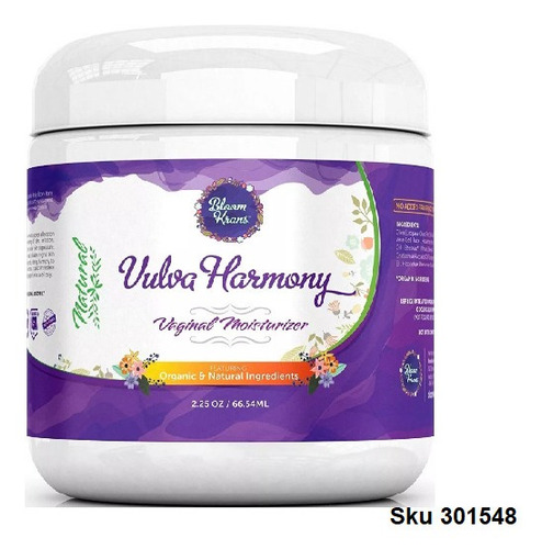 Crema Bálsamo Vulva Hidratante Vaginal Orgánica W15