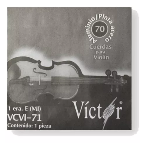 desagüe Quinto constantemente Cuerdas Para Violin Victor | MercadoLibre 📦