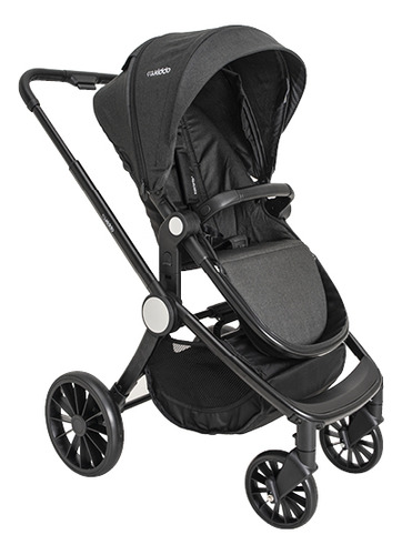 Carrinho De Bebê Sunny E Moisés Melange Preto - Kiddo
