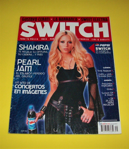 Shakira Revista Switch Caifanes Presuntos Implicados Cerati