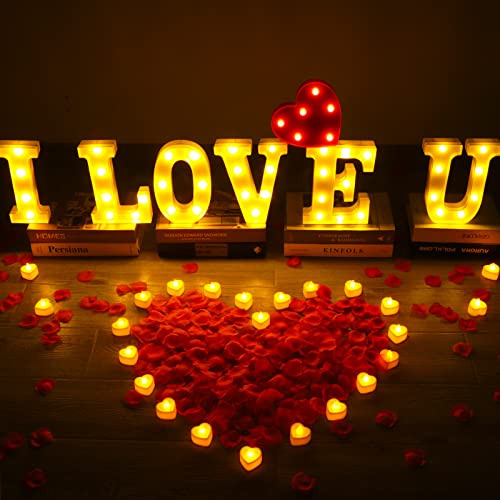 Decoraciones De Propuesta  I Love U , Incluye 8 Letras ...