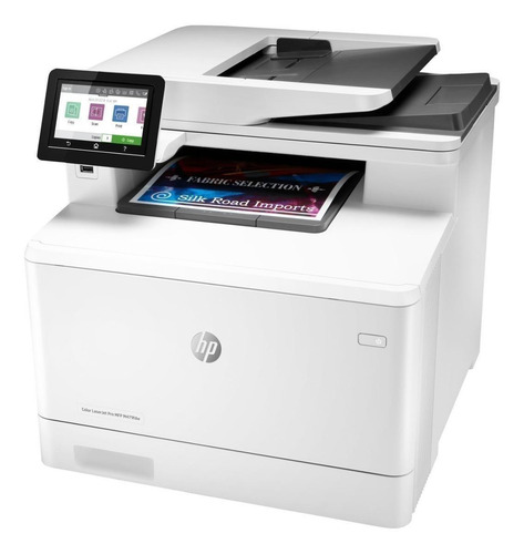 Imagen 2 de 6 de Impresora a color multifunción HP LaserJet Pro M479FDW con wifi blanca 110V - 127V