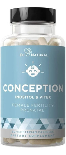 Imagen 1 de 2 de Inositol Eu Natural Conception Prenatal Fertilidad 60 Caps