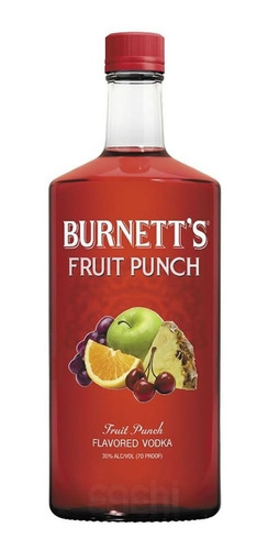 Vodka Burnett's Mix De Frutas Botella 1 Litro