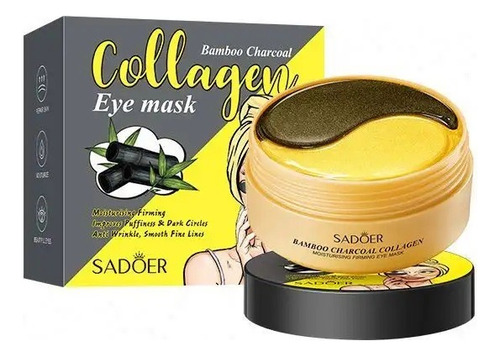 Parches Hidrogel Para Eliminar Ojeras Sadoer De Colágeno Carbón De Bambú Día/noche