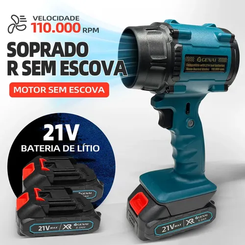 Soprador Turbo Portátil Iigenai Dongdong MS-627 Recarregável 2