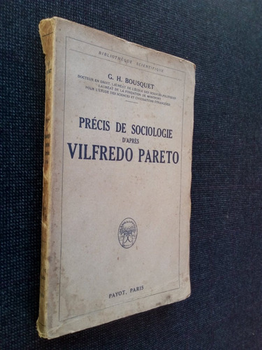 Précis De Sociologie Vilfredo Pareto