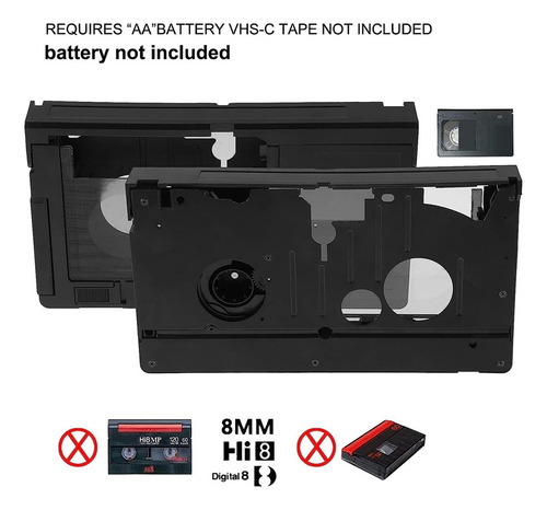 Adaptador De Casete Vhs-c Para Videocámaras Vhs-c Svhs Jvc R