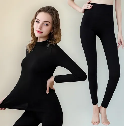 Ropa Térmica Conjunto Dama Invierno Fleece Legging Buzo 
