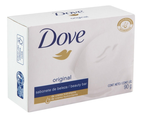 Imagem 3 de 3 de Kit 6 Sabonete Hidratante Em Barra Dove 90g Original