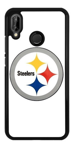 Funda Protector Para Huawei Steelers Pittsburgh Nfl Blanc N