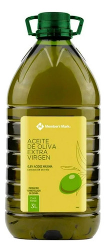 Aceite De Oliva Extra Virgen Member's Mark 3 L