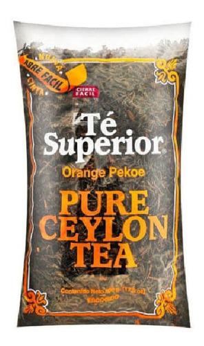 Imagen 1 de 1 de Té En Hojas Supremo Superior Ceylán Bolsa 125 G