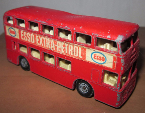 Esso Extra Petrol Juguete Bus Matchbox England