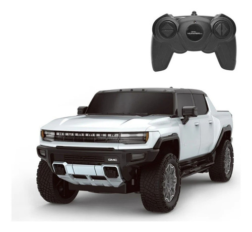 Auto Radio Control Remoto Gmc Hummer Ev 1:26 Blanco Personaje Gmc Hummer Ev 126