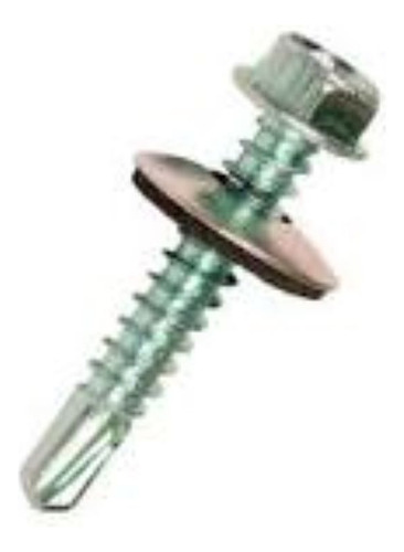 Tornillo Cabeza Hexagonal C/g Pta Broca 12-14 X 2 (100un)