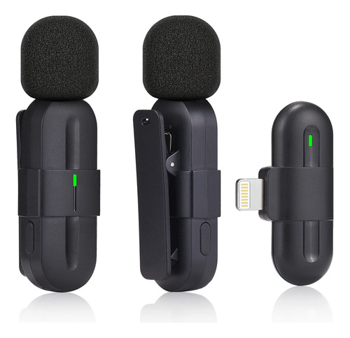 Paquete De 2 Micrófonos De Solapa Inalámbricos Para I Ipa.