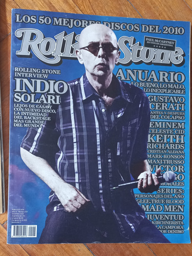 Entrevista Indio Solari/ Revista Rolling Stone Dic 2010/ Mb