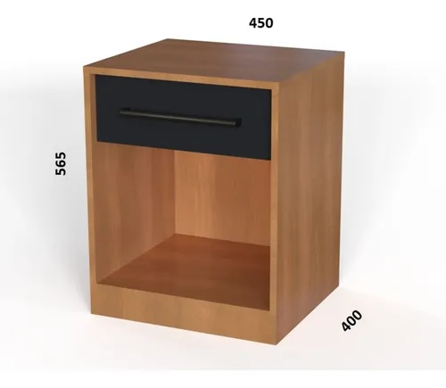 Velador Ámbar 1 Cajón