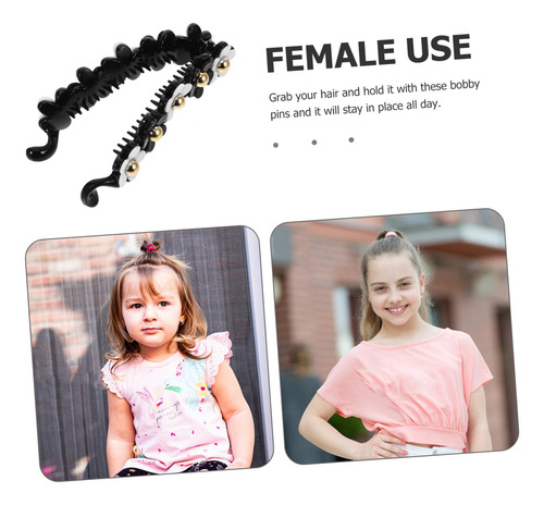 1 Pc Pinzas De Pelo De Plátano Para Mujer Gran Pinza